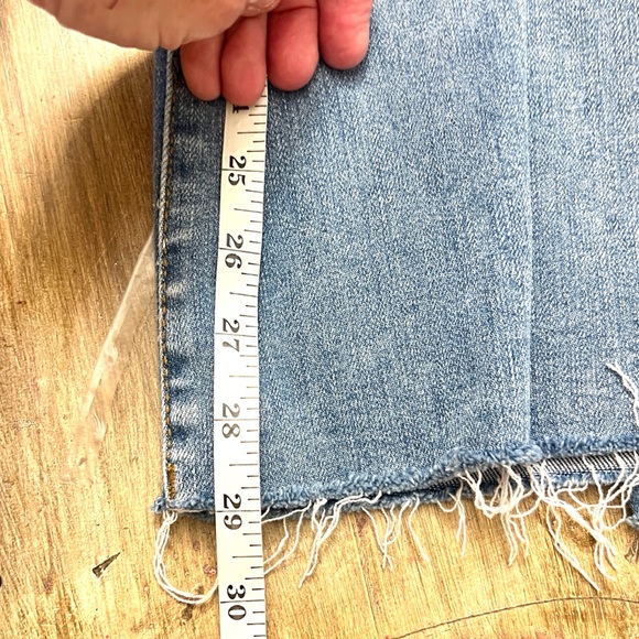 KUT from the Kloth “Meg” Fab Ab,High-Rise Jeans, Light Wash,wide,Raw Hem,Size 8L - Picture 10 of 10